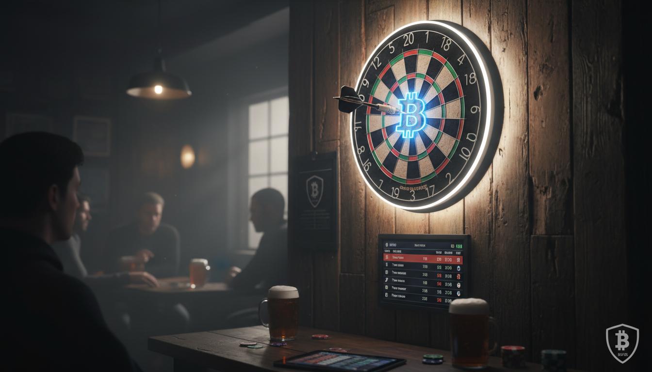 Darts betting with crypto